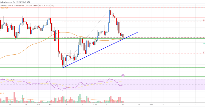 bitcoin price analysis btc reaches key support can it bounce